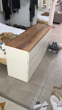 Wallpaper-Film Furniture Stickers Wardrobe Decor Cabinet Renovation Wood-Grain Desktop