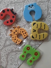 Door-Stopper Card-Lock Finger-Protector Newborn-Care Animal Baby-Safety Security Child