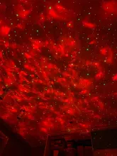 Bluetooth Projector Light-Decor Night-Light Starry Sound-Activated Water Wave Music Usb Led