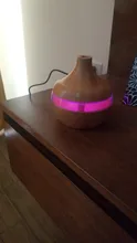 Oil-Diffuser Humidifier Usb Essential-Aroma Wood-Grain Ultrasonic Mist-Maker Led-Light