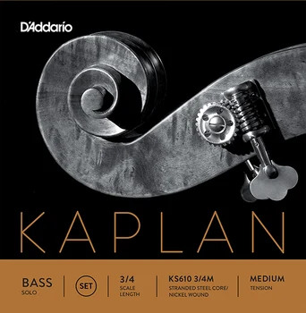 

Ks610-3/4M Kaplan solo strings for double bass 3/4, medium D'Addario