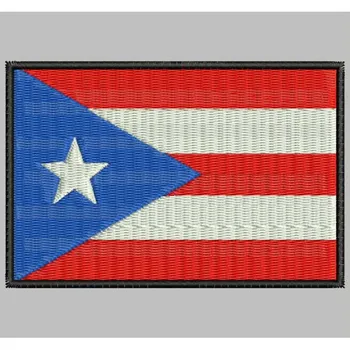 

Bandera PUERTO RICO para mascarilla parche bordado Iron patch toppa ricamata gestickter patch patch brode