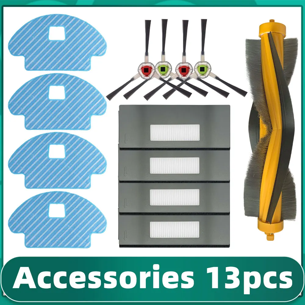 

Сменный Набор для робота-пылесоса Ecovacs Debot OZMO 930, основная щетка, ролик, боковая щетка, насадка на швабру