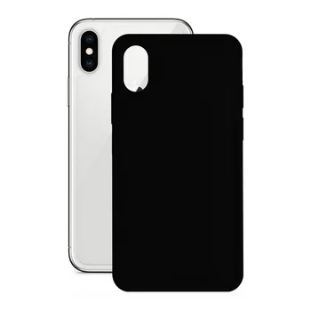 

Mobile cover Iphone X/xs KSIX Black Silicone