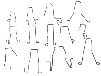 

CARALL AL3100 Kit 13 PCs spring H7 H1 H4 H3 iron Clip retaining Clip holder clamp retaining clips lamp for