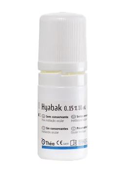 

Hyabak ophthalmic solution 0.15% 10 ml eye moisturizer and for contact lenses