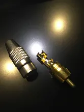 RCA Male Connector Audio-Cable-Plug Cctv-Camera Video Non-Solder-Plug-Adapter Solder-Free