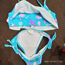 1 ~ 14Y chicas traje de baño de alta calidad niñas traje de baño dos piezas set de Bikini de niños Biquini Infantil traje de baño para children-ST108mix