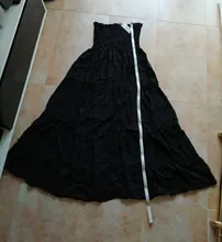 Robe Femme Maxi-Dress Vestidos Bohemian Vintage Long Vonda Women Plus-Size Summer Solid