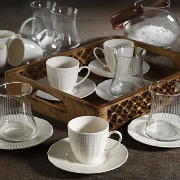 

HERSEYSTORE Kütahya Porcelain İlay Tea & Coffee Set