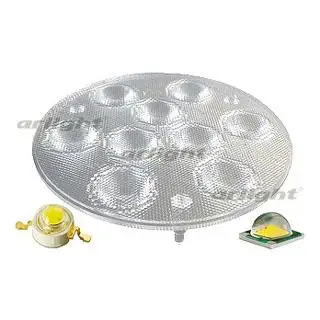 

016072 lens unit 9b50df (50 °, 9x led)-1 pc. Arlight
