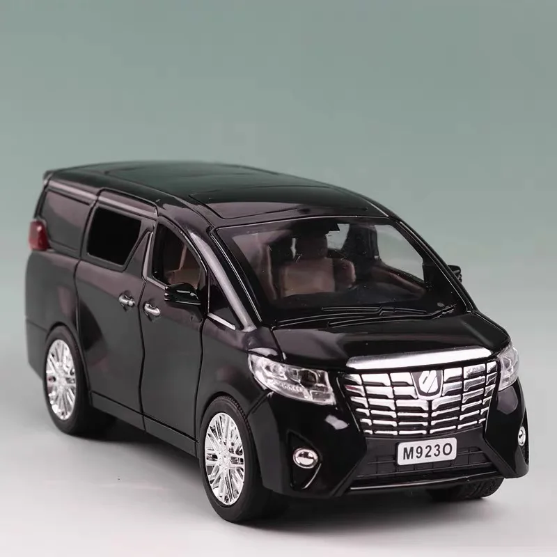 

1/24 ALPHARD Mpv Car Model Alloy Simulation Diecast Vehicle 6 doors can open