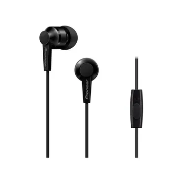 

Pioneer se-c3t black headphone with microphone design aluminum finish high quality