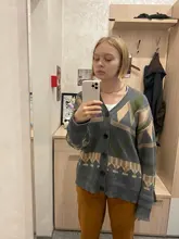 Cárdigan Retro japonés para hombre, prendas de vestir, suéteres con cuello en V, a la moda, combina con todo, informal, Ulzzang Preppy, Ins, otoño