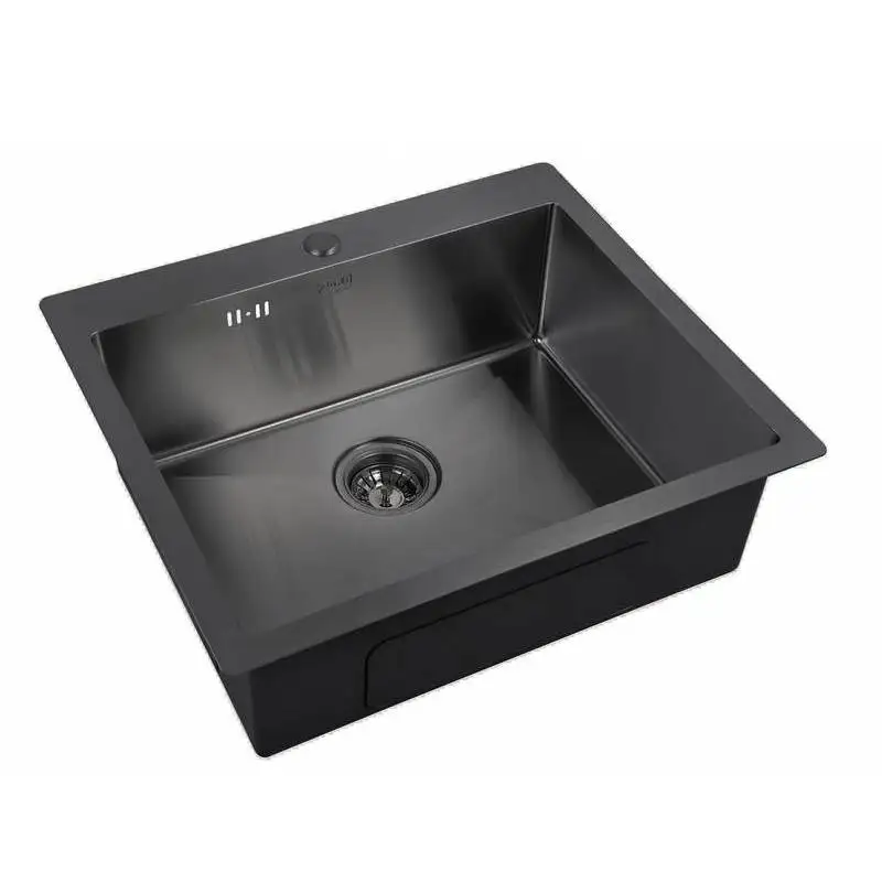 Мойка для кухни ZorG PVD 5951 GRAFIT (цвет графит, габаритные размеры 590 х 510 мм, материал нержавеющая сталь, форма мо