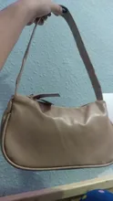 Bolso de piel sintética suave para mujer, bolsa de hombro pequeña de diseño a la moda, Color sólido Retro, Color púrpura
