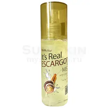 

Facial Gel spray with extract of mutsin snail farmstay its real escargot gel mist