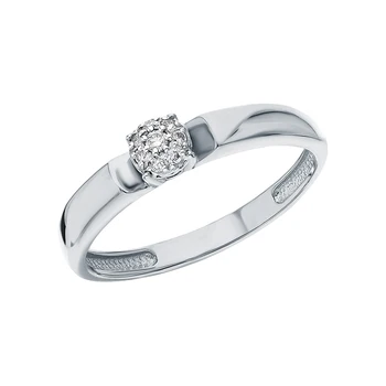 

Gold ring with diamonds sunlight sample 585