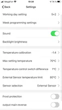 MK71 WiFi Thermostat Temperature Controller for Water/Electric floor Heating Water/Gas