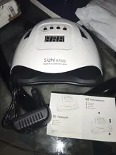 Lámpara de uñas LED UV de 120W, secador de uñas de secado rápido, para manicura y pedicura, Salón Profesional de manicura, 57 LED