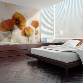 

Wall mural-poppies-vintage-400x309 cm