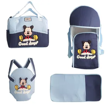 

Mickey Mouse 4 PCs Full Baby Carry Set Light Blue-Laci