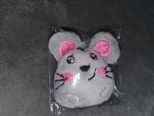 New Catnip Toy, Huggie the Gray Mouse, Fun Cat Toy with Real Catnip Inside