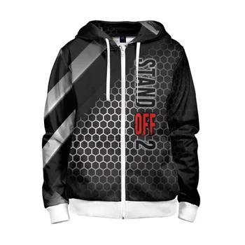 

Children's sweatshirt 3D with zipper standoff 2