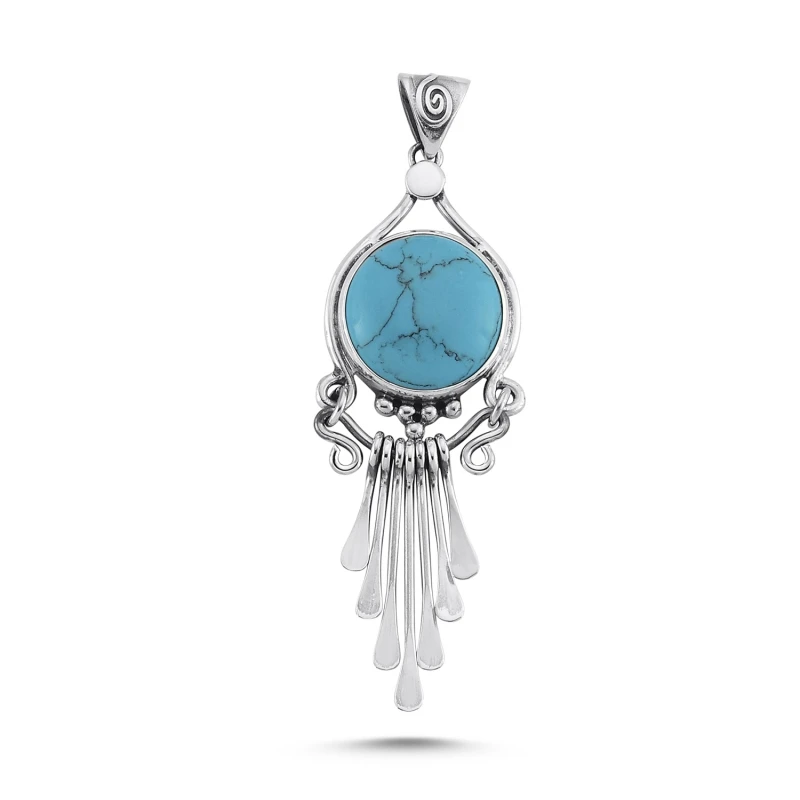

Armagano Turquoise Stone Handwork Pendant