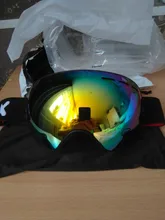ELAX-Gafas de esquí antiniebla de doble capa, gafas de esquí para nieve y Snowboard, gafas de motonieve para deportes al aire libre
