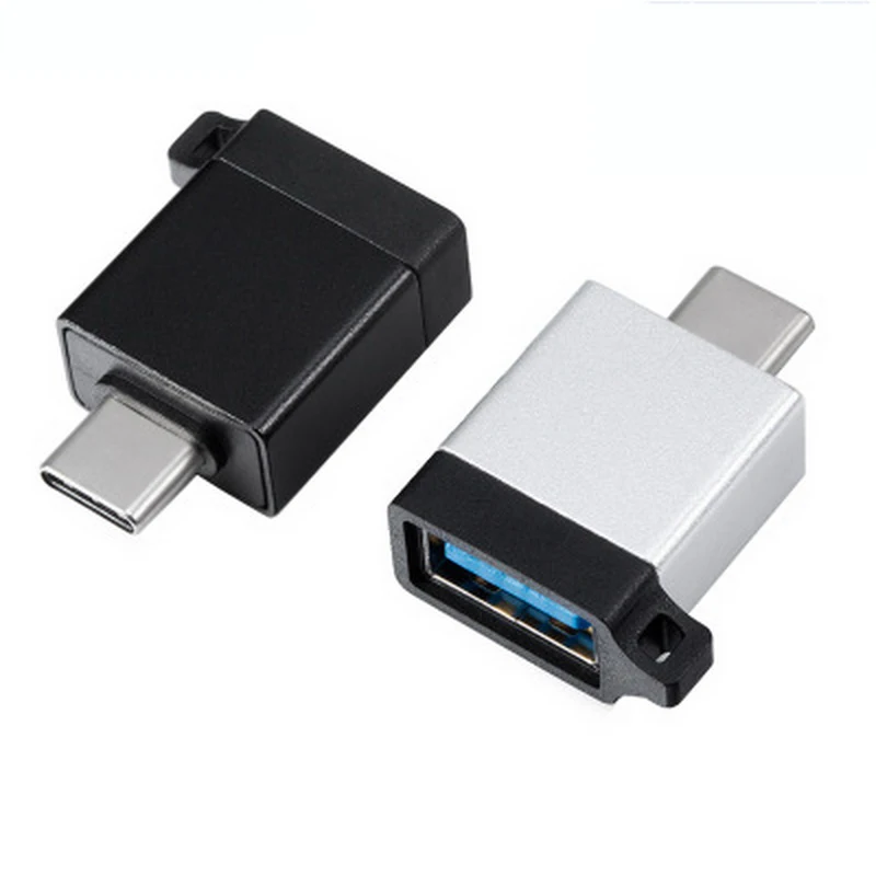 Оптовая продажа/500 шт Набор адаптер типа OTG-c ремешок брелок C вращающимся USB3.0