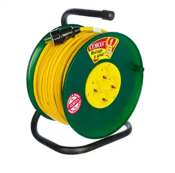 

Extension on the coil 4x30 m with ground. 16A IP20 3.7kw Union 481s-3603