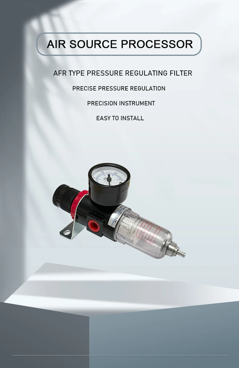 separador água filtro regulador fonte ar processador drenagem manual