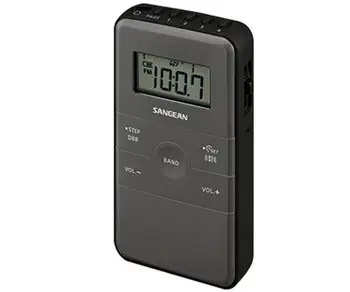 

SANGEAN DT-140 NEGRO RADIO DE BOLSILLO FM AM BATERÍA RECARGABLE