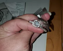 Modyle 2020 nuevo plata Color AAA CZ piedra anillo bisutería mujer joyería de moda Bijoux de cristal de los anillos de boda para las mujeres