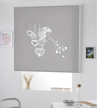 

Blind Iroa rolling youth/Fairy Hearts! ROLLER BLINDS TRANSLUCENT! (GRAY 100X175)