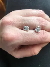 Aretes de tachuela de amor con forma de delfín para mujer, joyería de alta calidad, joyería de plata de ley 925, Círculo de circonita AAA, bisutería romántica