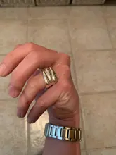 Foxanry minimalista de Plata de Ley 925 Plata Lisa anillos para las mujeres nueva moda geométricos irregulares Punk fiesta Hiphop joyería regalos