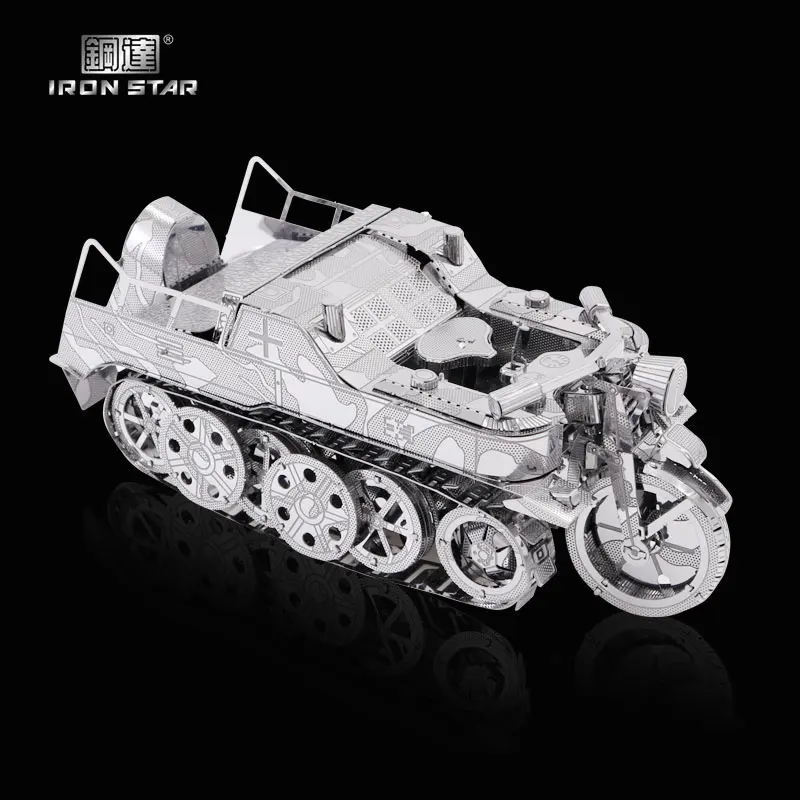 3d-модель военного автомобиля Ali-First NANYUAN немецкая Сборная модель Sd.kfz2 Kettenkrad