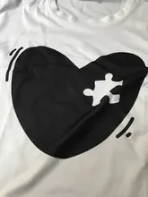 Conjunto de piezas de rompecabezas de corazón para mamá y niño, camiseta a juego, conjunto de una pieza, regalo para Baby Shower, ropa para mamá y Mini