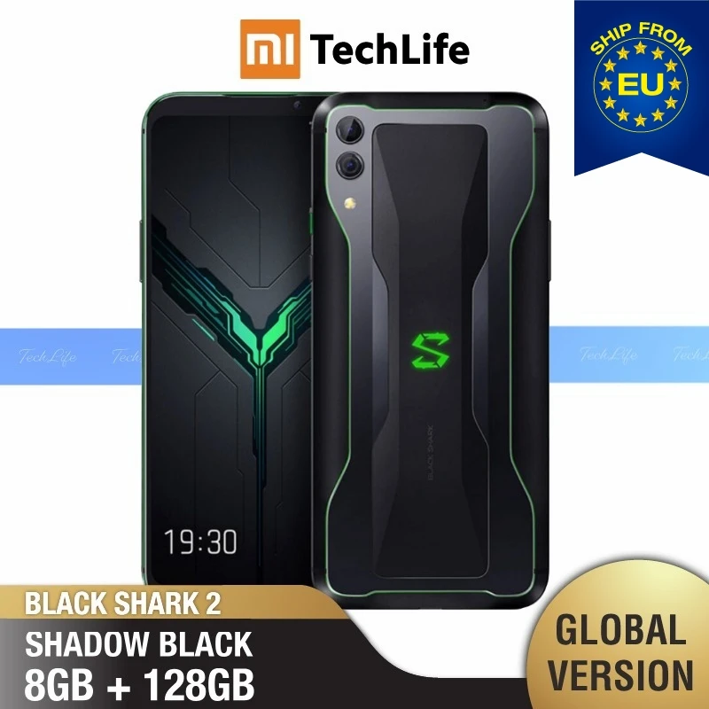 Глобальная Версия Black Shark 2 128 Гб rom 8 Гб ram(абсолютно новая/герметичная) black shark 2, blackshark2, blackshark - Цвет: Shadow Black 128GB