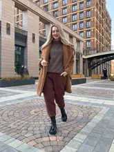 Fur Jacket Coats Teddy Faux-Fur Women Lambs Thick Long Winter Warm Chic Fashion Wool