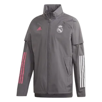 

Men's Sports Jacket Real Madrid Adidas AW JKT Grey