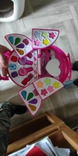 Casa de juego conjunto lavable cosméticos maquillaje de juguetes Set de maquillaje para niños juguetes belleza Mini caja lavable Real de los niños caja de cosméticos