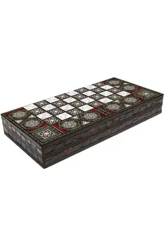 

LARGE BACKGAMMON DAMA SET KING SIZE FUN TIME GAME FOR ADULTS