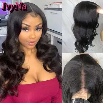 

IvyNa Loose Deep Wave 13x6 Synthetic Lace Front Wigs with Baby Hair Futura Heat Resistant Hair Synthetic Lace Front Wigs Women
