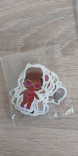 Pegatinas LOL de personalidad para niños, pegatinas de muñecas lol de PVC, pegatinas de grafiti, Maleta, maletero de coche, guitarra impermeable, 50 Uds.