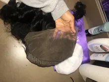 Allove de la onda del cuerpo de la peluca con malla Frontal transparente 13x4 peluca Frontal de encaje pelucas de cabello humano para las mujeres negras 28 30 pulgadas peluca con malla Frontal