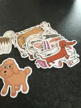 Pegatinas de dibujos animados para perros, diferentes estilos, pegatina de perro, animales, divertido Corgi para teléfono portátil, suministros para mascotas, regalos para fiesta para niños, 50 Uds.