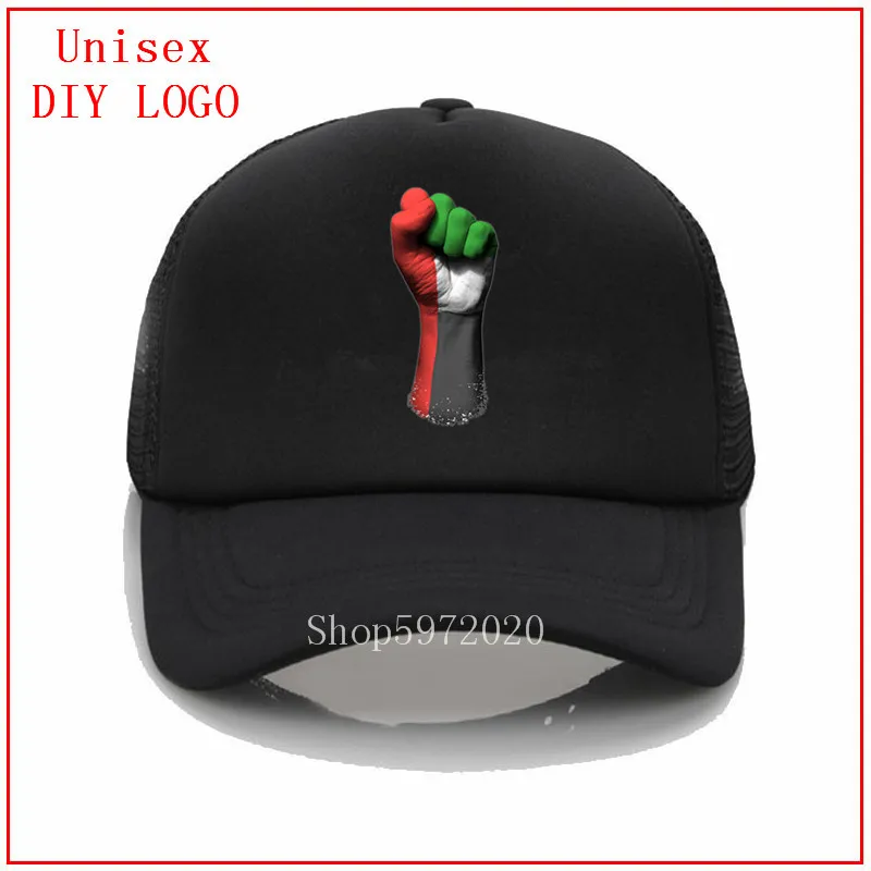 Flag of United Arab Emirates on a Raised Clenched Fist cap for men